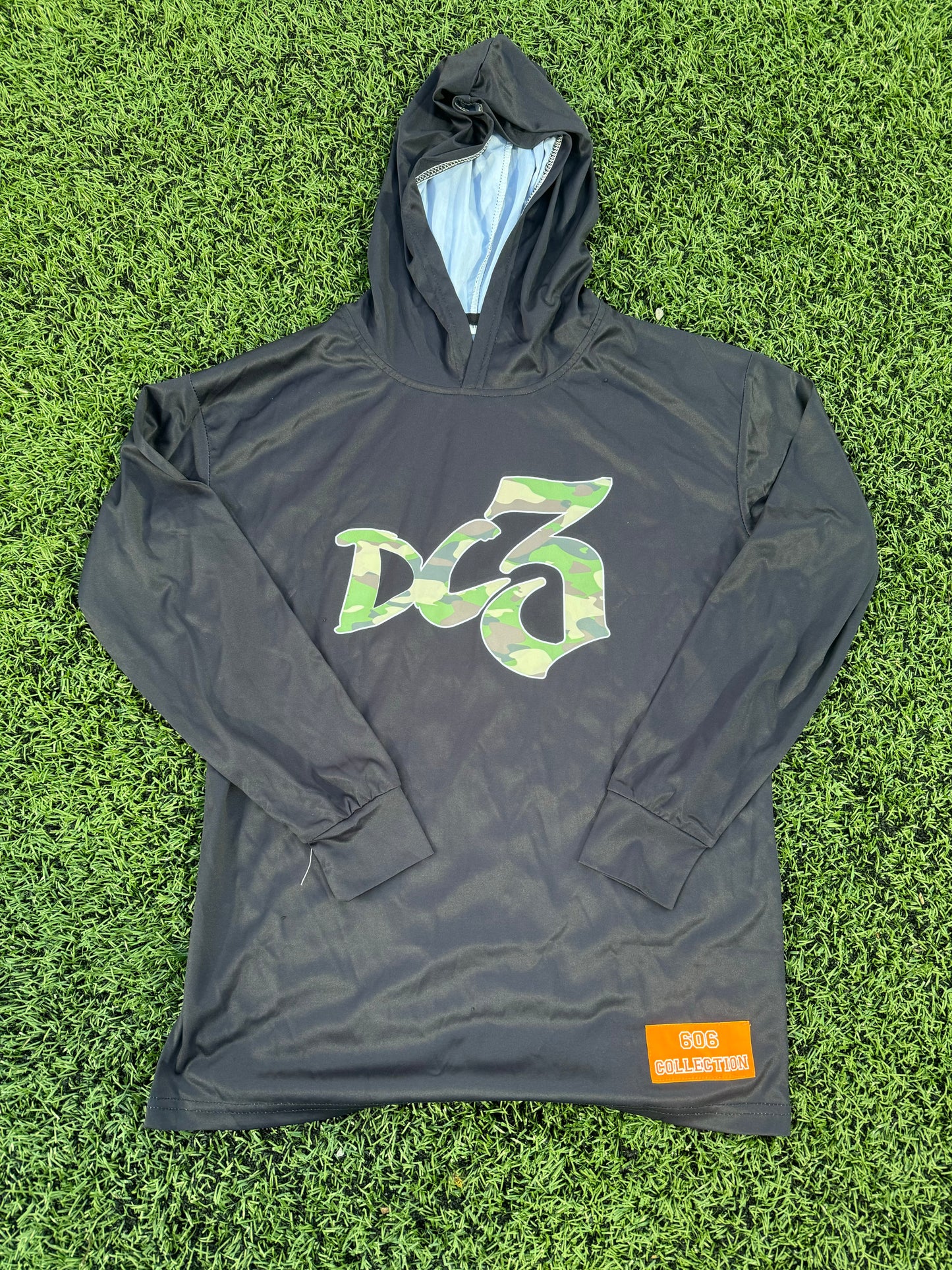 DC3 black camo hoodie
