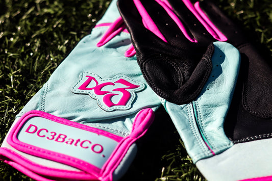 Miami Vice batting gloves